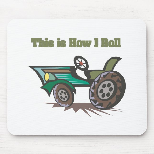 Tapis De Souris Comment faire rouler (tracteur) (Devant)