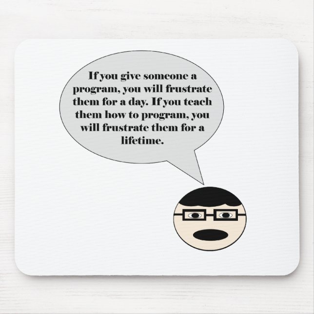 Tapis De Souris Comment frustrer un programmeur Mousepad (Devant)