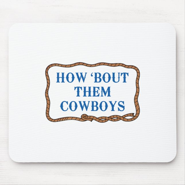 TAPIS DE SOURIS COMMENT LES COWBOYS (Devant)