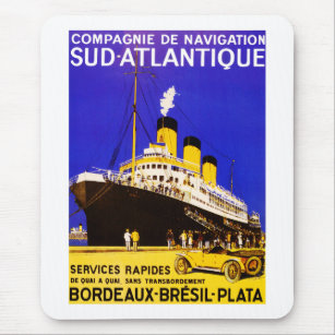 Tapis De Souris Compagnie De Navigation Sud Atlantique