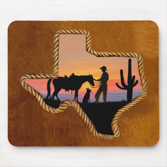 TAPIS DE SOURIS COMPAGNONS DE COWBOY (Devant)