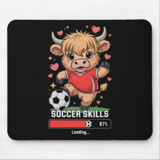 Tapis De Souris Compétences de footballeuse Chargement de la mère 
