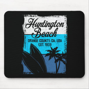 Tapis De Souris Compétitions de surf cool à Huntington Beach Homme