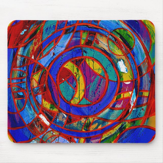 Tapis De Souris Composition #17 by Michael Moffa (Devant)