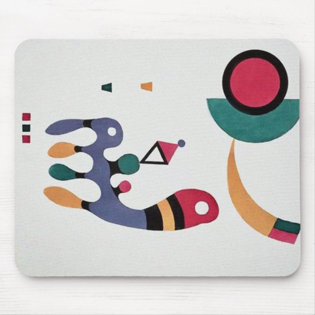Tapis De Souris Composition Biomorphique Abstraction - Kandinsky (Devant)