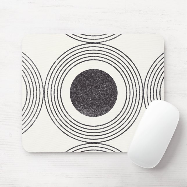 Tapis De Souris Composition des cercles Abstraits (Avec souris)