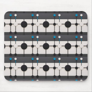 Tapis De Souris Composition géométrique abstraite avec cercles