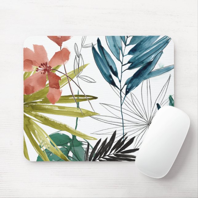 Tapis De Souris Composition tropicale (Avec souris)