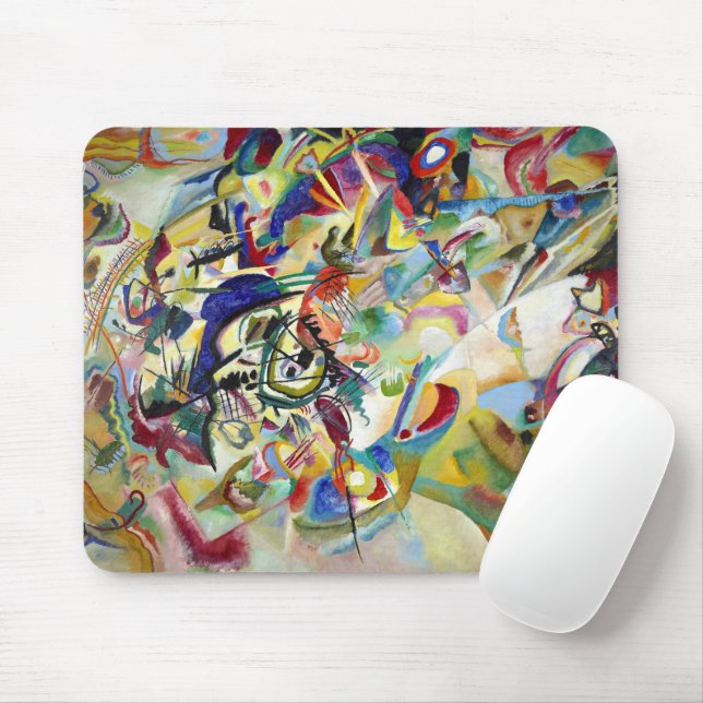 Tapis De Souris Composition VII, 1913 par Wassily Kandinsky (Avec souris)