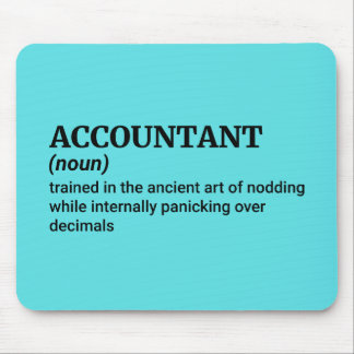 Tapis De Souris Comptable au travail - Gardez ça drôle