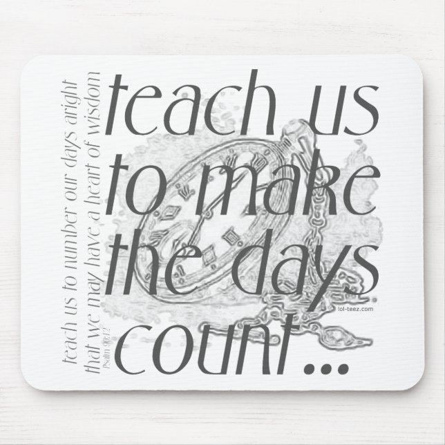 Tapis De Souris Compte de jours (Devant)