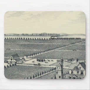 Tapis De Souris Comté de Caledonia Vineyard, Fresno