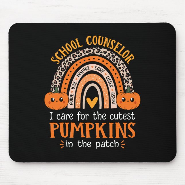 Tapis De Souris Comte de l'école Rainbow Leopard Prince Halloween  (Devant)