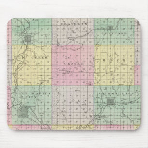 Tapis De Souris Comté de Marshall et Irving, Kansas