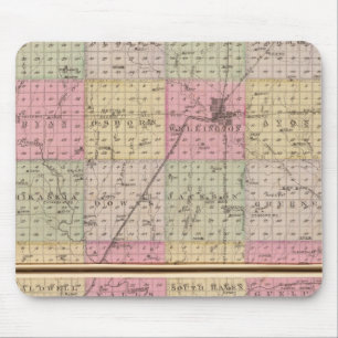 Tapis De Souris Comté de Sedgwick, Conway et Belle Plaine, Kansas