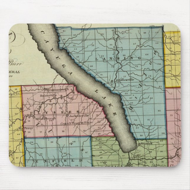 Tapis De Souris Comté de Tompkins (Devant)