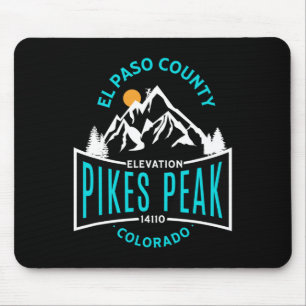 Tapis De Souris Comté d'El Paso Pikes Peak Colorado Escalade 