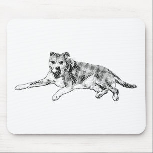 Tapis De Souris Concentration Décontractée, Repos Lumineux