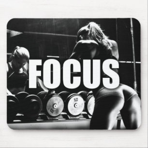 Tapis De Souris CONCENTRE - Motivation de l'entraînement des femme