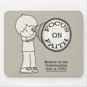 Tapis De Souris Concentre-toi sur la foi