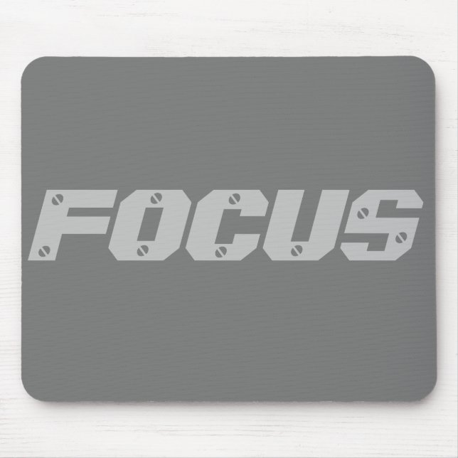 Tapis De Souris concentrer (Devant)