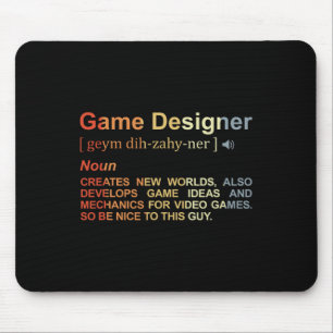 Tapis De Souris Concepteur de jeux Définition Programmateur de jeu