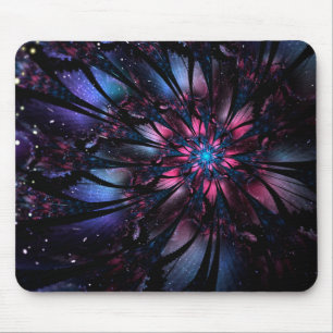 Tapis De Souris Conception Abstraite des fleurs fractales.