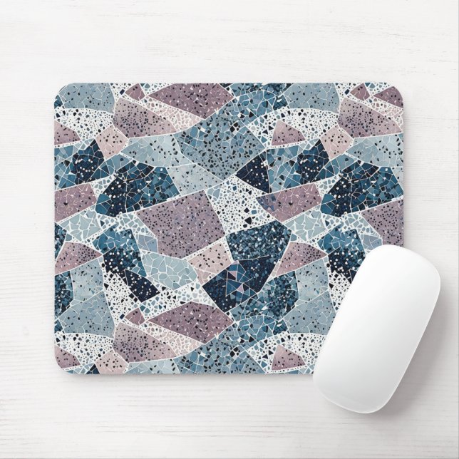 Tapis De Souris Conception Abstraite du Terrazzo (Avec souris)