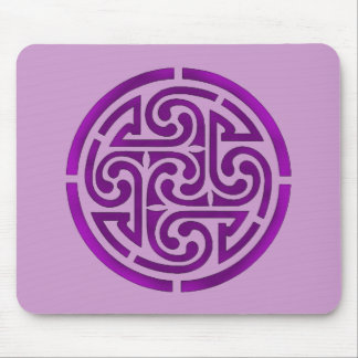 Tapis De Souris Conception celtique pourpre de noeud