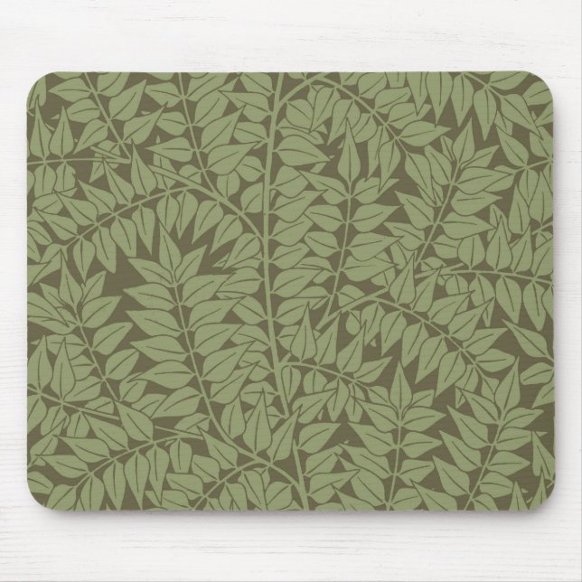 Tapis De Souris Conception classique Art Nouveau de branche de Wil (Devant)