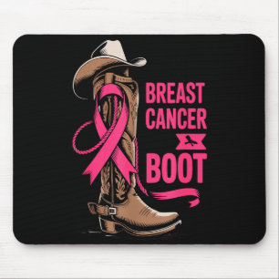 Tapis De Souris Conception Cowboy Donnant Le Cancer Du Sein Une Ch