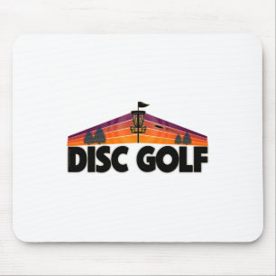 Tapis De Souris Conception d'amant de golf à disque rétro - Sport