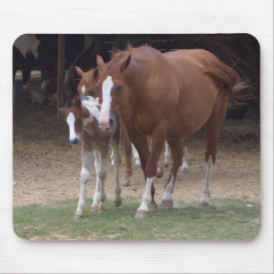 Tapis De Souris Conception d'amants de cheval de HACHE