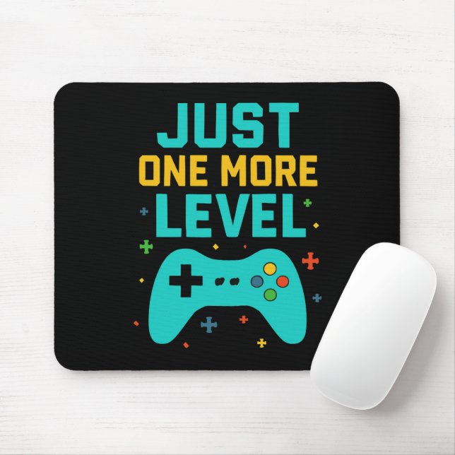 Tapis De Souris Conception d'art pixel rétro de jeu vidéo (Avec souris)