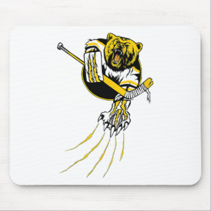 Tapis De Souris Conception de bête de gardien de but d'ours grizzl