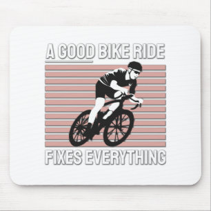 Tapis De Souris Conception de cavalier de vélo Nice - Un bon tour