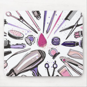 Tapis De Souris Conception de cercle de maquillage