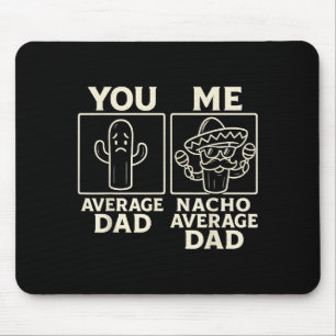 Tapis De Souris Conception de chapeau de cactus de papa moyen nach