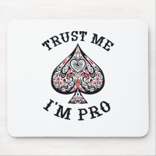 Tapis De Souris Conception de citation drôle de joueur de poker