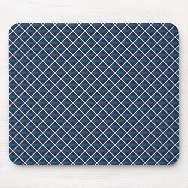Tapis De Souris Conception de compartiment bleu arrondi (Devant)