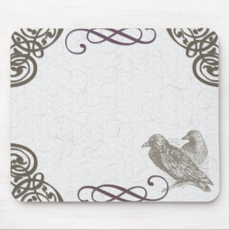Tapis De Souris conception de corbeau