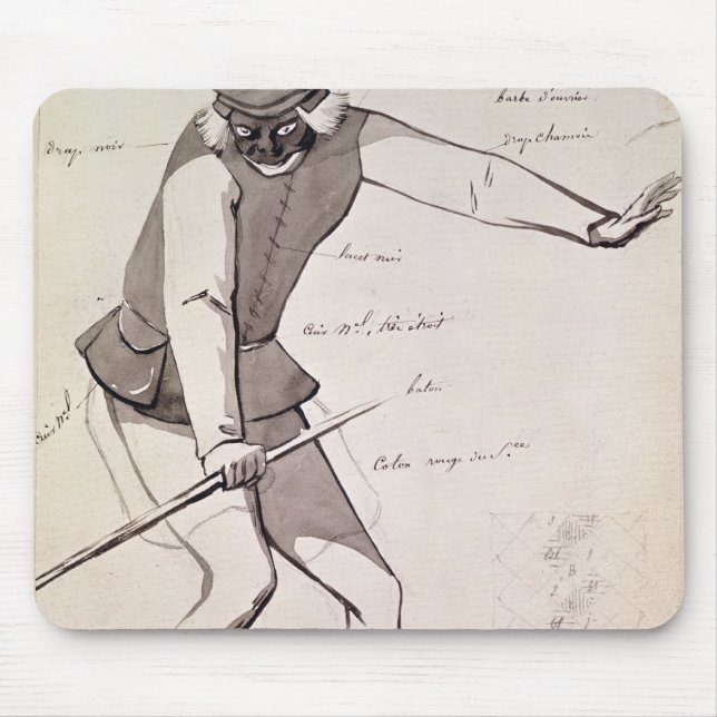 Tapis De Souris Conception de costume pour un acrobate (Devant)