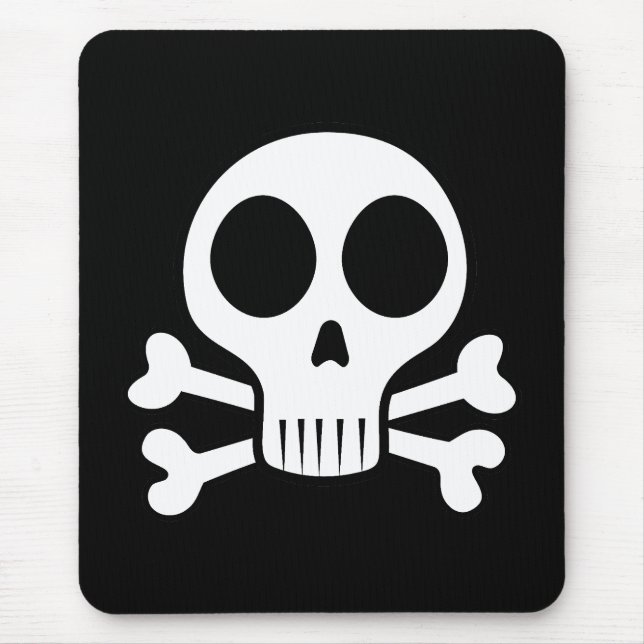 Tapis De Souris Conception de crâne de pirate (Devant)
