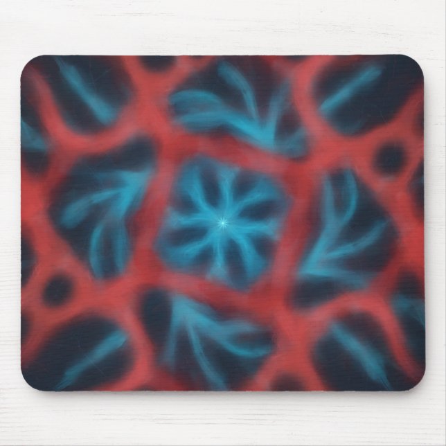 Tapis De Souris Conception de décoration murale métallique en écla (Devant)