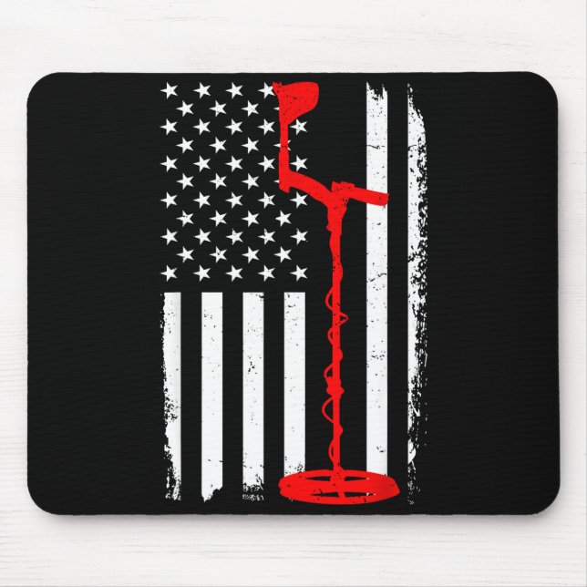 Tapis De Souris Conception de détection de métal drôle pour hommes (Devant)
