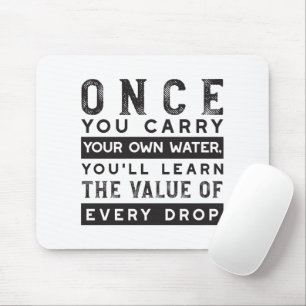 Tapis De Souris Conception de devis de sagesse - Valeur de chaque 