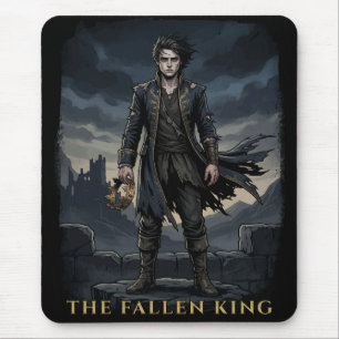 Tapis De Souris Conception de fantasy sombre gothique du roi déchu