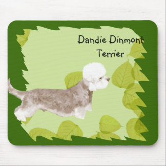 Tapis De Souris Conception de feuille de vert de ~ de Dandie