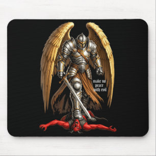 Tapis De Souris Conception de foi de l'Archange Michel Ne fais pas