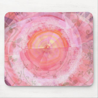 Tapis De Souris Conception de "fractale" de rose